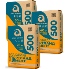 Цемент АЗИЯ М 500 CLASSIC мешок 25 кг (64м/пал)