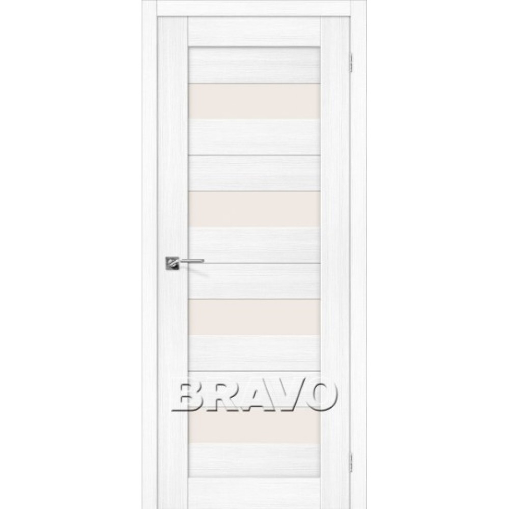 Полотно дверное ЭКО Браво-23 200*70 Snow Veralinga Magic Fog (+коробка 2,5шт+наличники 2,5шт) АКЦИЯ