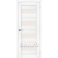 Полотно дверное ЭКО Браво-23 200*70 Snow Veralinga Magic Fog (+коробка 2,5шт+наличники 2,5шт) АКЦИЯ