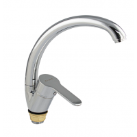 Смеситель для кухни FABIA силумин высокий излив (385011)