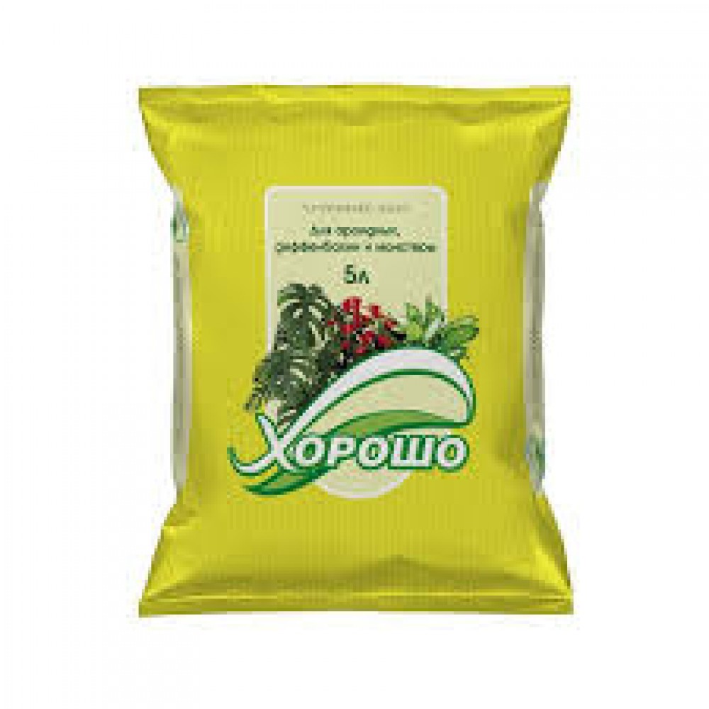 Грунт Для монстеры и диффенбахии 5л Хорошо Грунт Для монстеры и диффенбахии 5л Хорошо