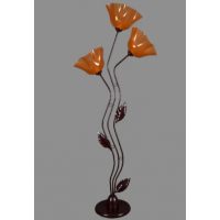 Светильник напольный 1055/3 коричневый