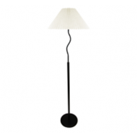 Светильник напольный 1307/1 черный+натураль