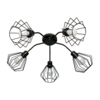 Светильник потолочный 1724/5 черный