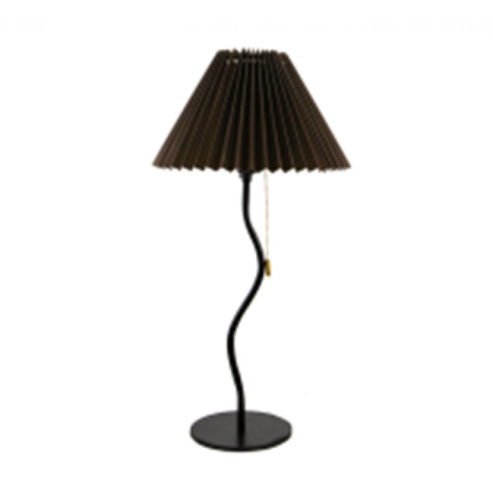 Светильник настольный 33001 черный+коричневый