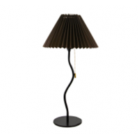 Светильник настольный 33001 черный+коричневый