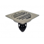 Трап сантехнический MAGdrain CC 06 Q50-Z (100*100, магнитный клапан, Латунь,Цирконий Золото)