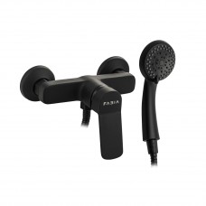 Смеситель для душа с гибким шлангом черный 9604 Смеситель для душа с гибким шлангом черный 9604