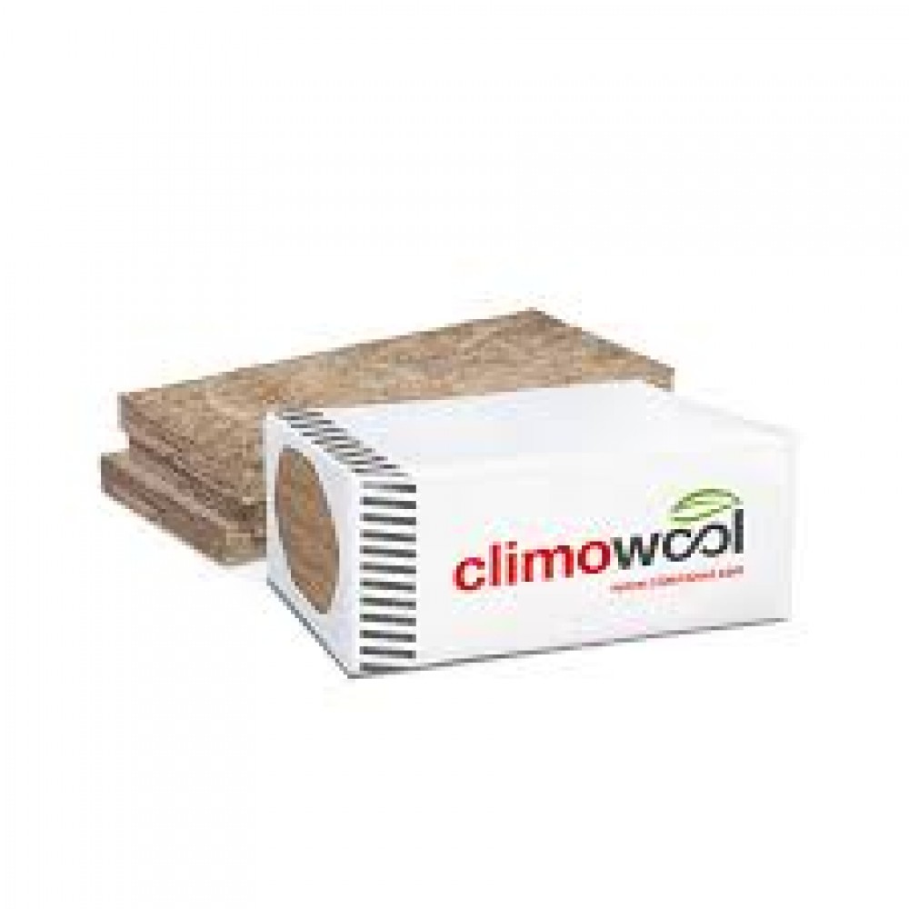 Утеплитель CLIMOWOOL TS035 Aquastatik 100*1250*600 (8 ПЛИТ/упак; 6 кв.м.; 0,6м3) 