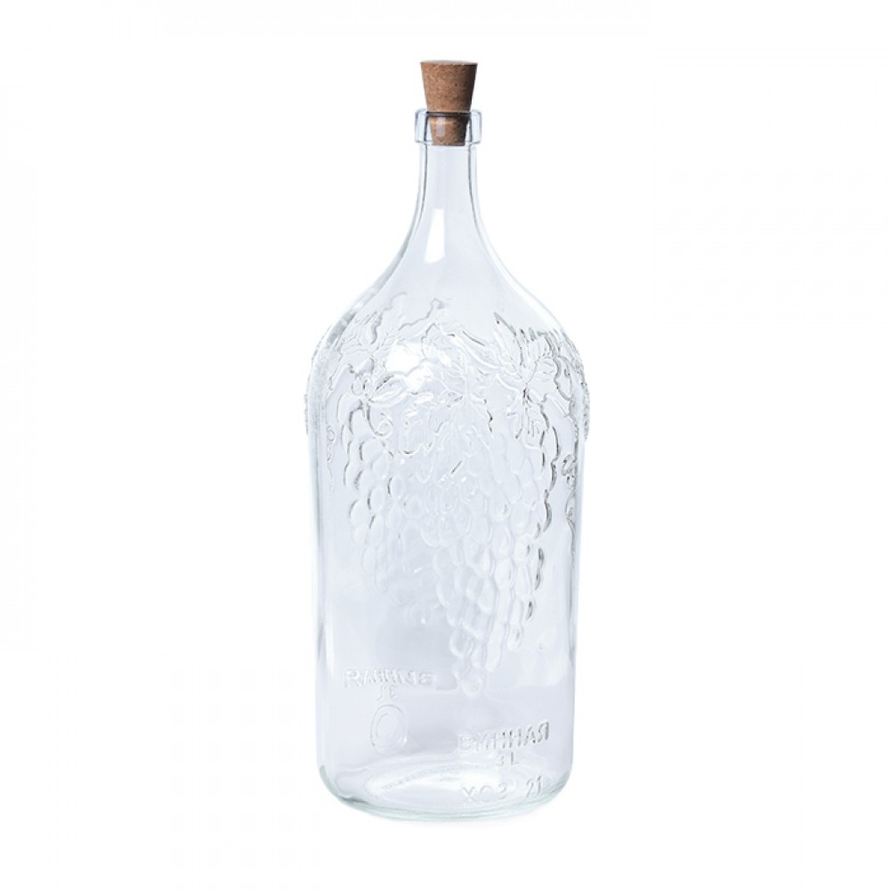 Бутыль 3 л ВИННАЯ с пробкой