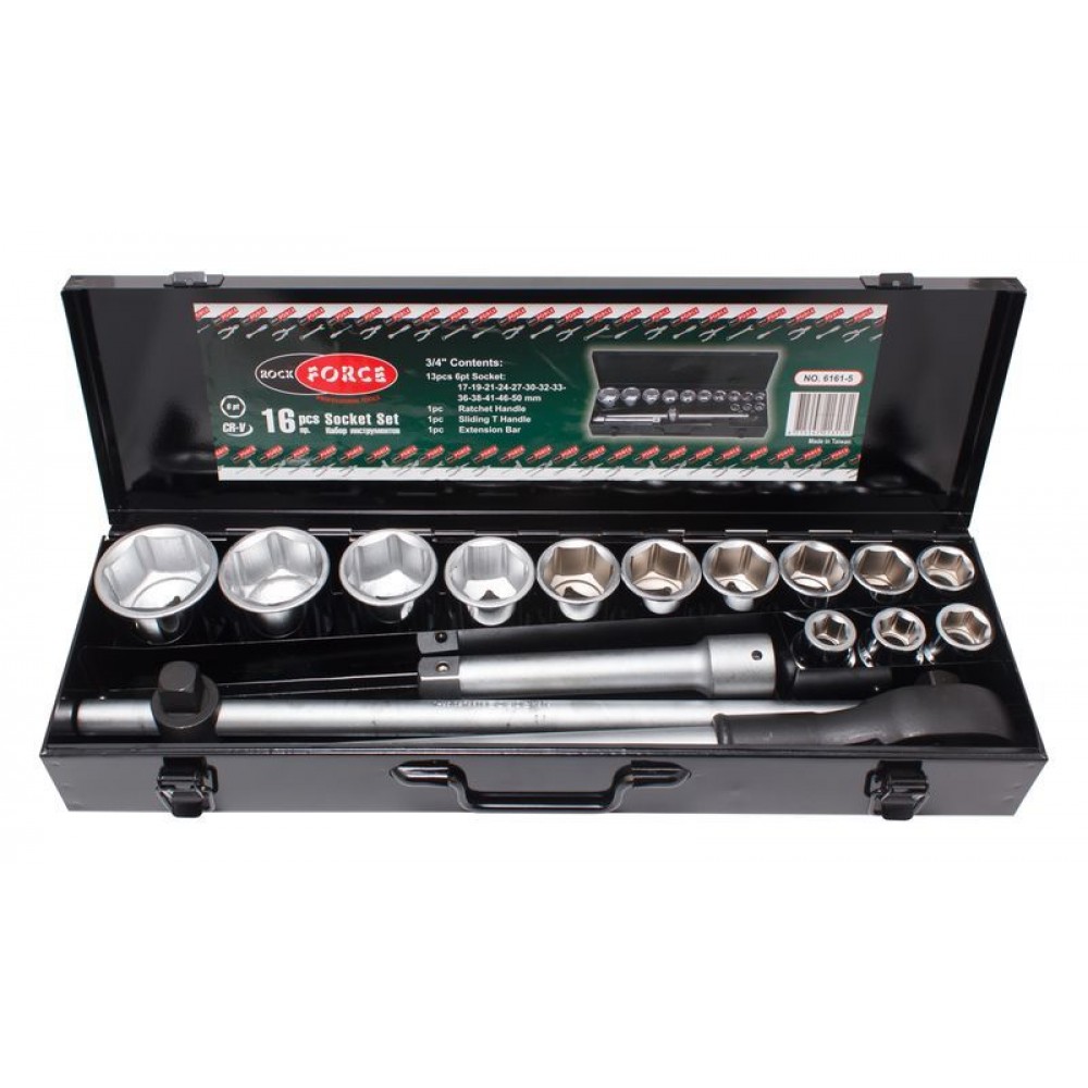 Набор инструментов -  16 предметов 3/4 17-50 ударные 6161-5-RF