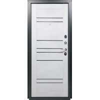 Дверь метал. ТИТАН 8С бетон снежный графит 2050*960 правая