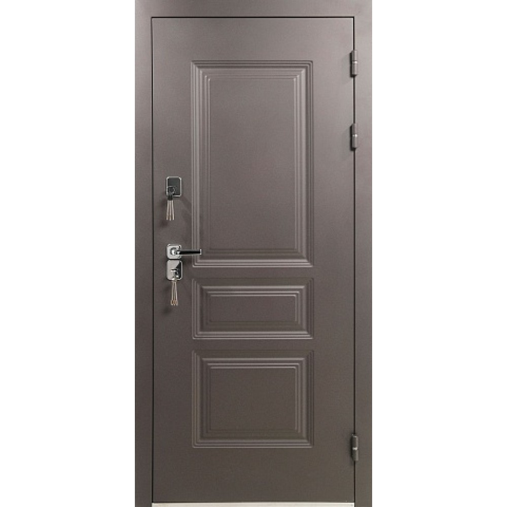 Дверь метал. ВИНТЕР 100 999 MOCCO Бел дуб  2050*880 левая