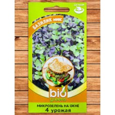 Семена Базилик микс микрозелень 2,5г серия bio greens
