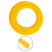 Леска для триммера звёздочка 3,0мм х 15м 