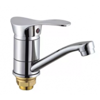 Смеситель для кухни POTATO силумин короткий излив P4501-2