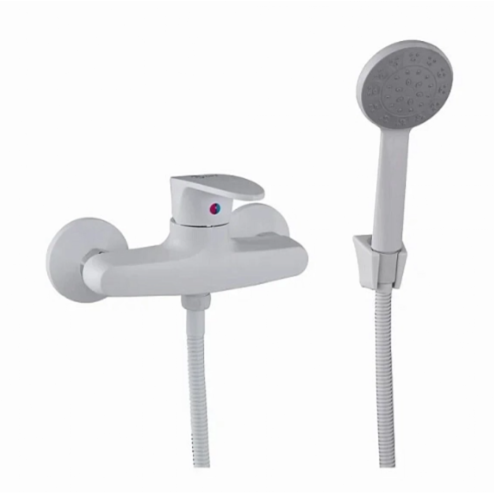 Смеситель для душа PLSTART АБС белый PL2005-8 ХХХ