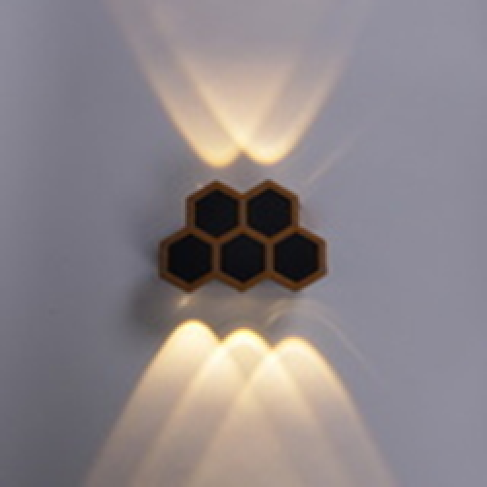 Светильник настенный 86222-9.2-005U LED5*1W BK+GD