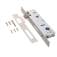 Замок врезной 7300-35-NIS 35мм под ц/м,м/о 85мм,б/руч (мат.никель) 10817