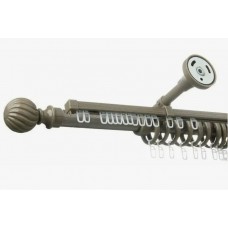 Карниз 2-рядный 2,0м Эра Орех скандинавский Карниз 2-рядный 2,0м Эра Орех скандинавский