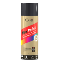 Краска Спрей Черный глянцевый Sila Home Max Paint, 520 мл 