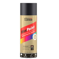 Краска Спрей Черный матовый Sila Home Max Paint, 520 мл 