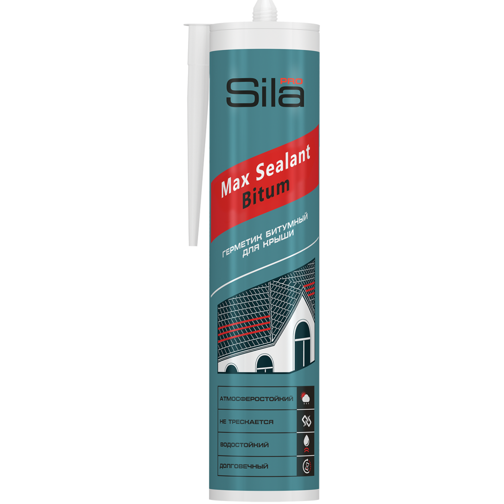 Герметик Битумный для кровли Sila PRO Max Sealant Bitum 280мм. SSBBR280