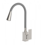 Смеситель для кухни POTATO нерж высокий излив серый P59130S-19