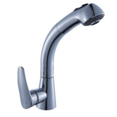 Смеситель для кухни с выдвижной лейкой D80-660109