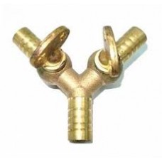 Тройник с переключателем 8мм, латунь
