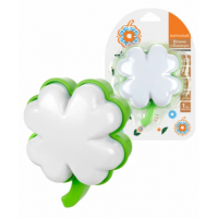 Ночник "Клевер" с датчиком освещенности, 0,5 Вт, зеленый