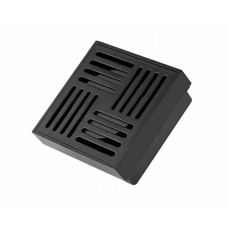 Трап  50мм 100х 100 мм вертикальный PREMIUM из нерж.стали, чёрный VF.081.050G.100.10.PR