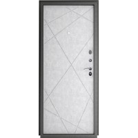 Дверь метал. ФОРТЕ МП антик серебро 2050*860 правая  ХХХ