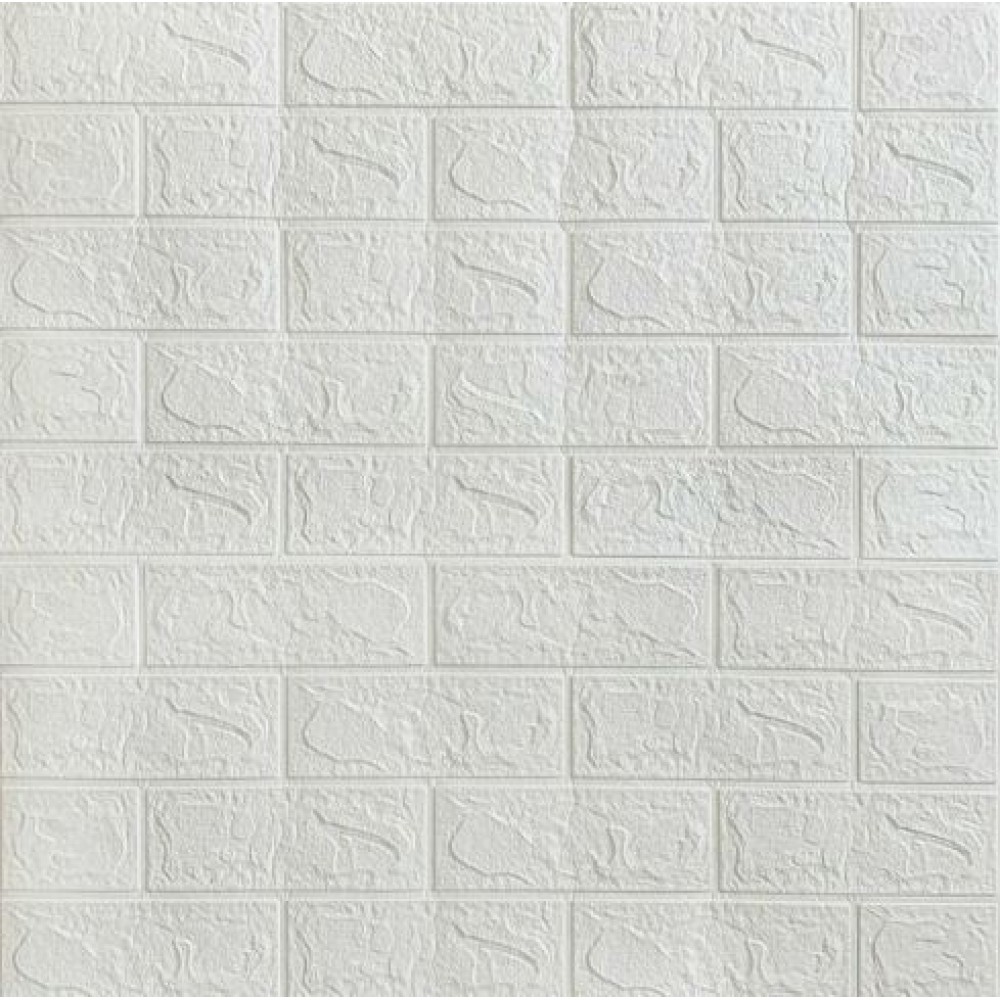 Панель ПВХ 700*770мм Белый кирпич