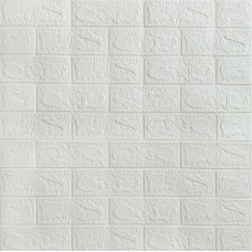 Панель ПВХ 700*770мм Белый кирпич