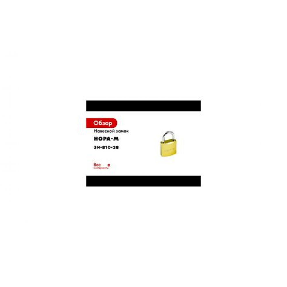 Замок навесной ЗН-810-50мм (3кл) 16879