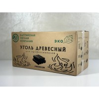 Уголь древесный брикетированный ПРЕМИУМ короб 10 кг (70уп/пал)