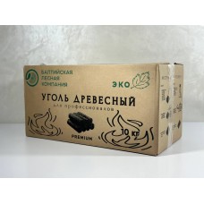 Уголь древесный брикетированный ПРЕМИУМ короб 10 кг (70уп/пал)