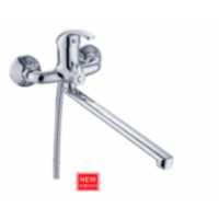 Смеситель для ванны POTATO силумин длинный излив P2204N