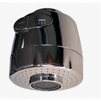 Аэратор пластиковый большой двухрежимный с шарниром 110-К