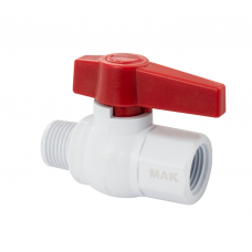 Кран шаровый пластиковый Д= 25  мм РВ/РН (475)