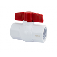 Кран шаровый пластиковый Д= 40  мм РВ/РВ (477)