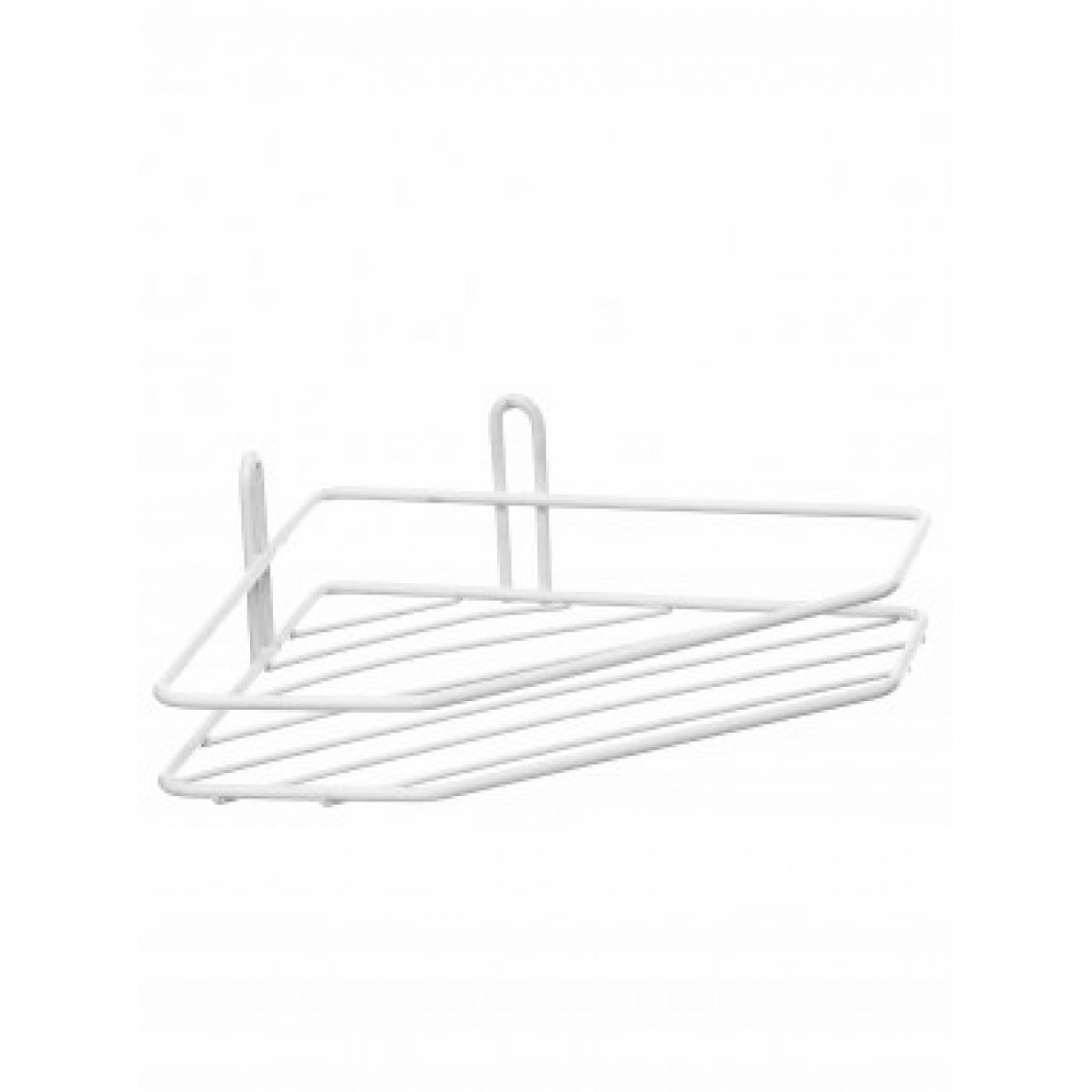 Полка д/ванной угловая ZOLLEN POLYETHER-1 белая трапеция (466717) Полка д/ванной угловая ZOLLEN POLYETHER-1 белая трапеция (466717)