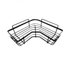 Полка для ванной угловая Рыжий кот графит 25*25см 109748