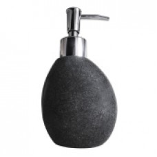 Дозатор для жидкого мыла Темный камень полирезина 106470