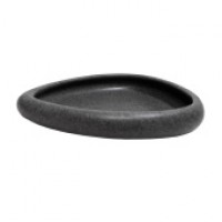 Мыльница Темный камень полирезина 106473