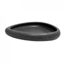 Мыльница Темный камень полирезина 106473