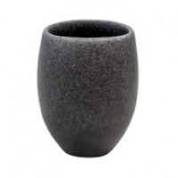 Стакан для зубных щеток Темный камень полирезина 106472