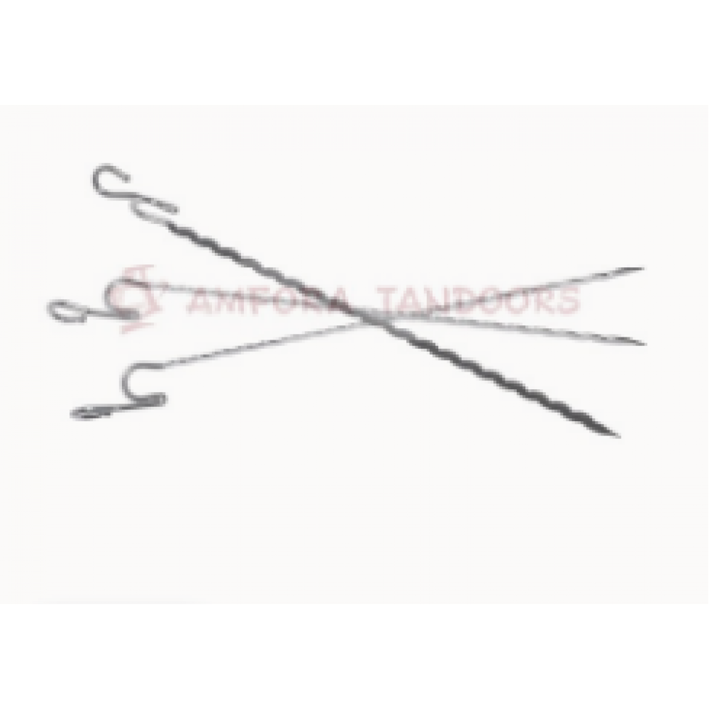 Шампур из нержавеющей стали 430 длина 50см ручка тип 2 (Охотник)