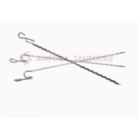 Шампур из нержавеющей стали 430 длина 50см ручка тип 2 (Охотник)